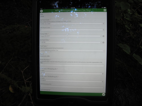 GRSM Accuracy Assessment. Plot Code: GRSM_AA_0280_1