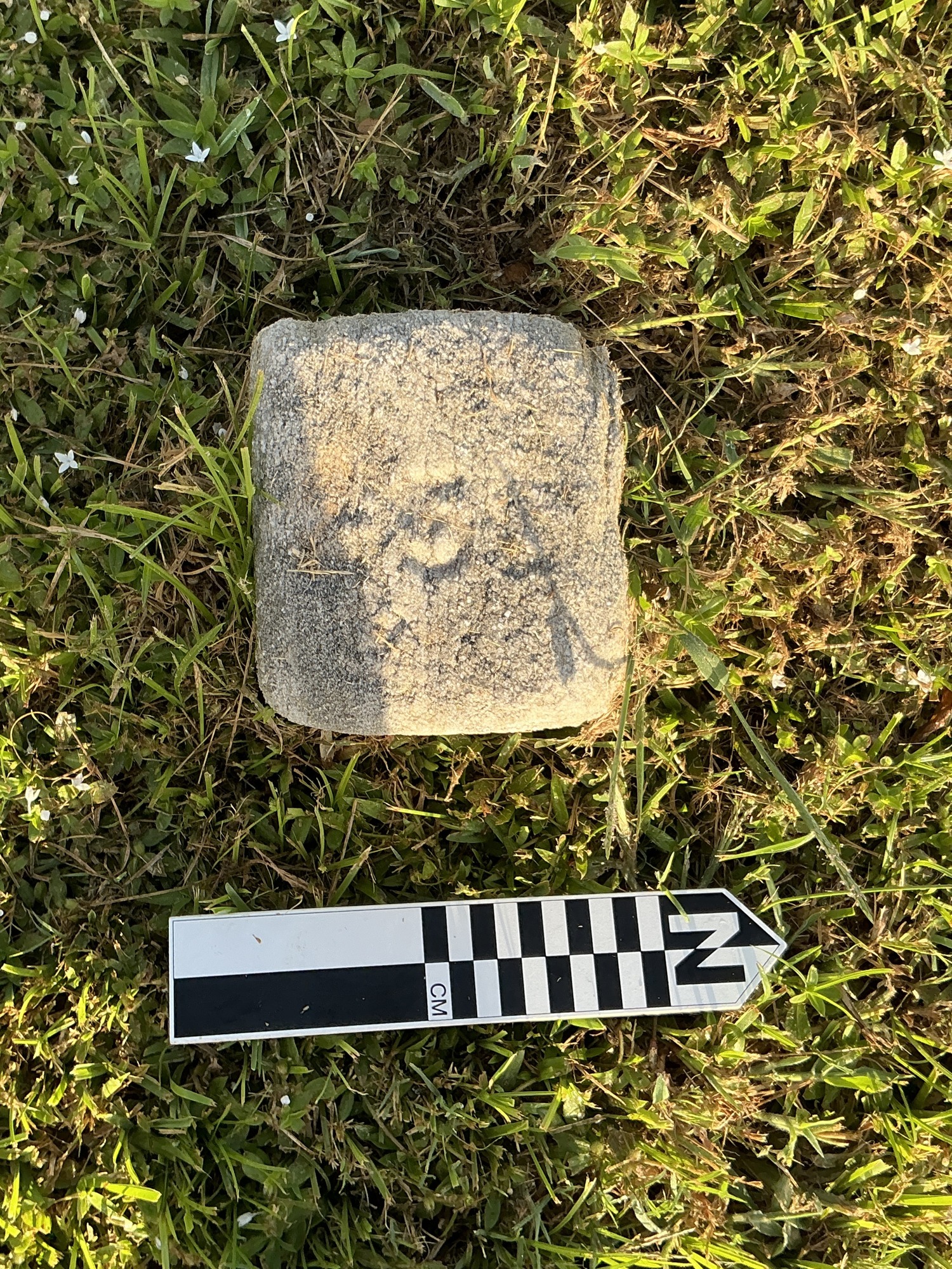 Extra image of flat marble marker