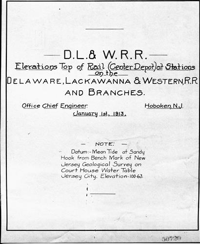 50720.BA#001--Elevations--Stations on the main line and branches [1913.01.01] 5 Pages
