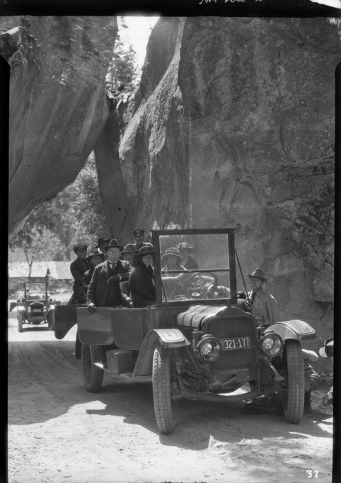 Motor stage at Arch Rock