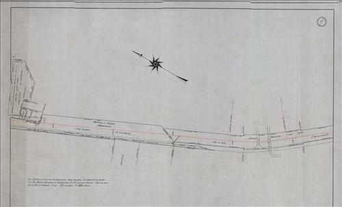 52419.LK--Property Map--Warren Railroad--Bridgeville to Delaware, NJ