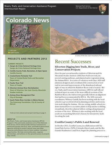 RTCA 2012 Colorado News