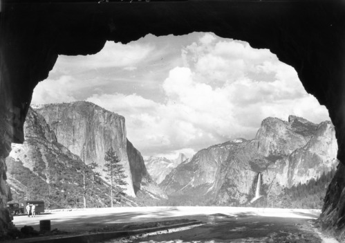 Yosemite Valley from Wawona Road Tunnel. Copy Neg: 1995 L. Radanovich.