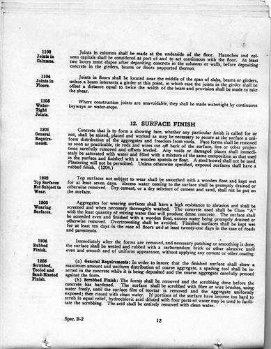 56788.PA#004--New York Central Lines And Rutland Railroad Company--Specifications for concrete masonry (for trial) [no. B-2] [1928.11.15] Pagfes 1 thru 15