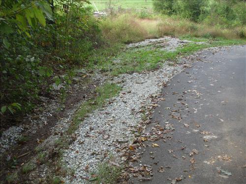 Flooding at Gettysburg National Military Park in September 2011