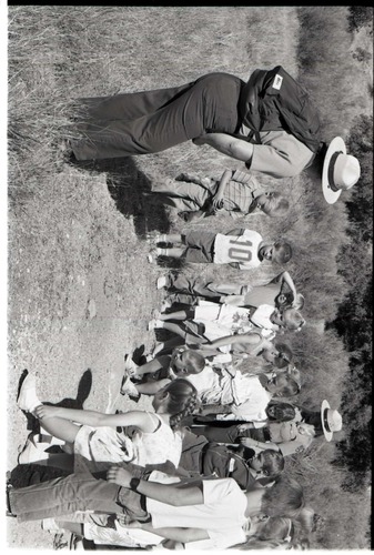 BW Photos of Junior Ranger Activities in Zion.