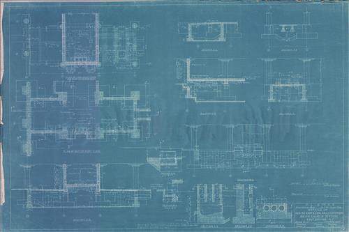 20352.BL-(GROUP 2) East Orange, NJ--Brick Church Viaduct and Station [1921-1922]