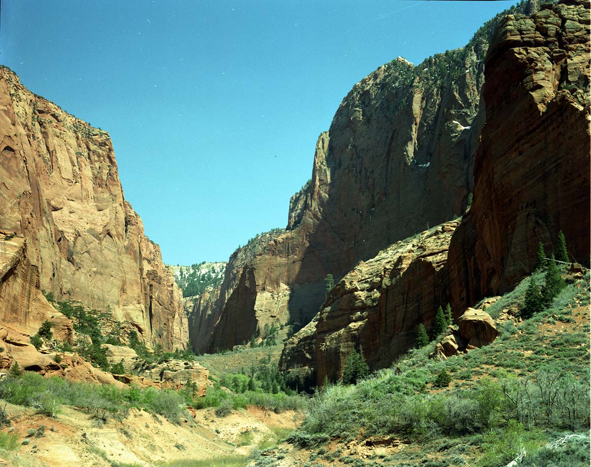 Color Photos of the Kolob Finger Canyons.