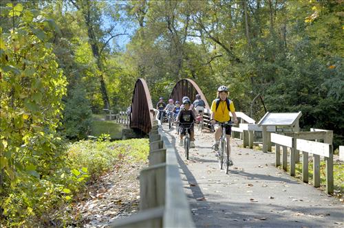 Cycling Schools towpath ride in Cuyahoga Valley National Park