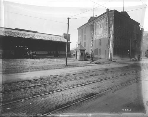 [C5215-CC5219] Scranton, PA--Diamond Branch crossing--Lackawanna Avenue--Trolley line