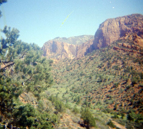Color Photos of Zion Canyon.