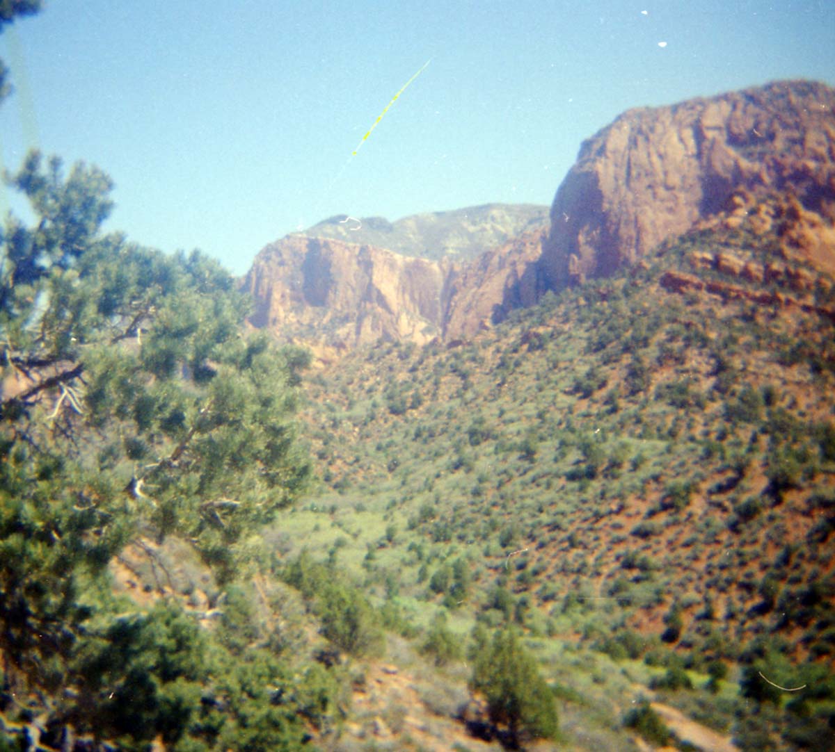 Color Photos of Zion Canyon.