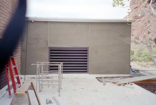 Construction of headquarters addition.