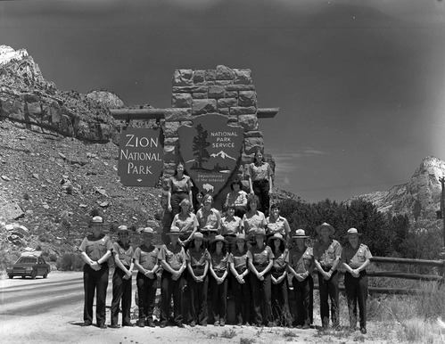 Personnel, 1981: naturalist division, Student Conservation Association (SCA), Zion Natural History Association (ZNHA).