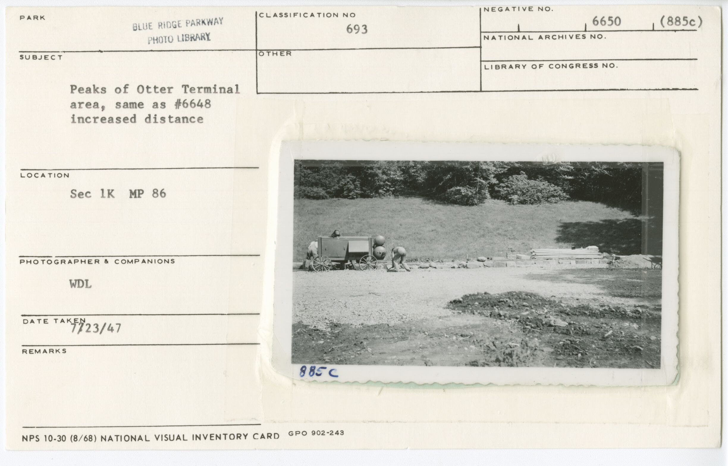 Peaks of Otter Terminal area, from a distance