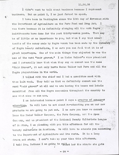National Council of Negro Women, meeting minutes, November 26, 1938