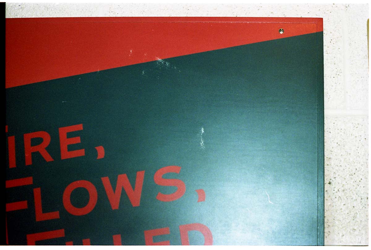 Color Photos of the old visitor center exhibits.