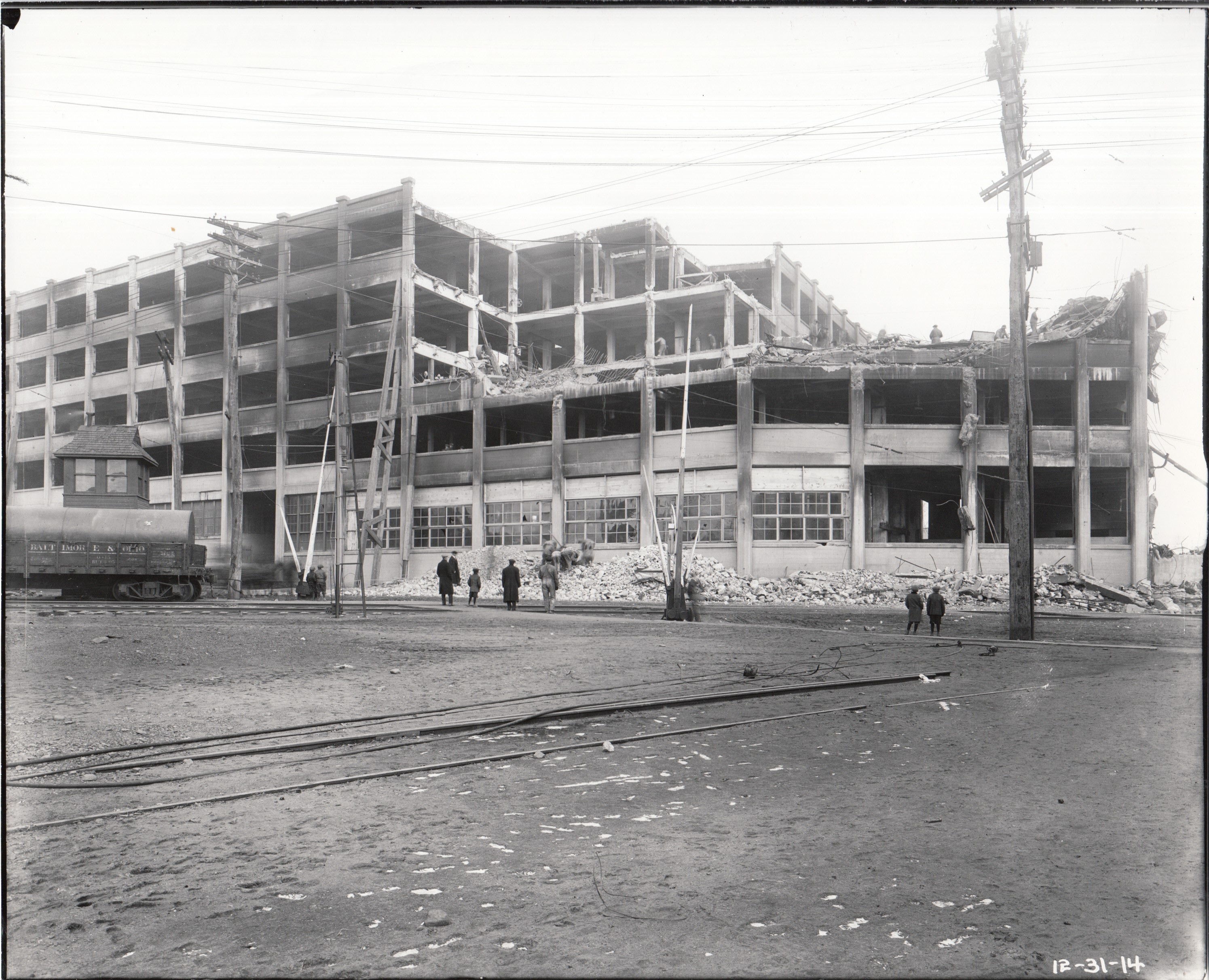 Phonograph Works, Building 11, viewed from Erie railroad.