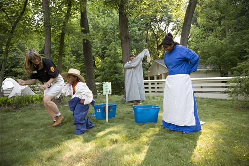 Get Up, Get Out, Go! historic costumes