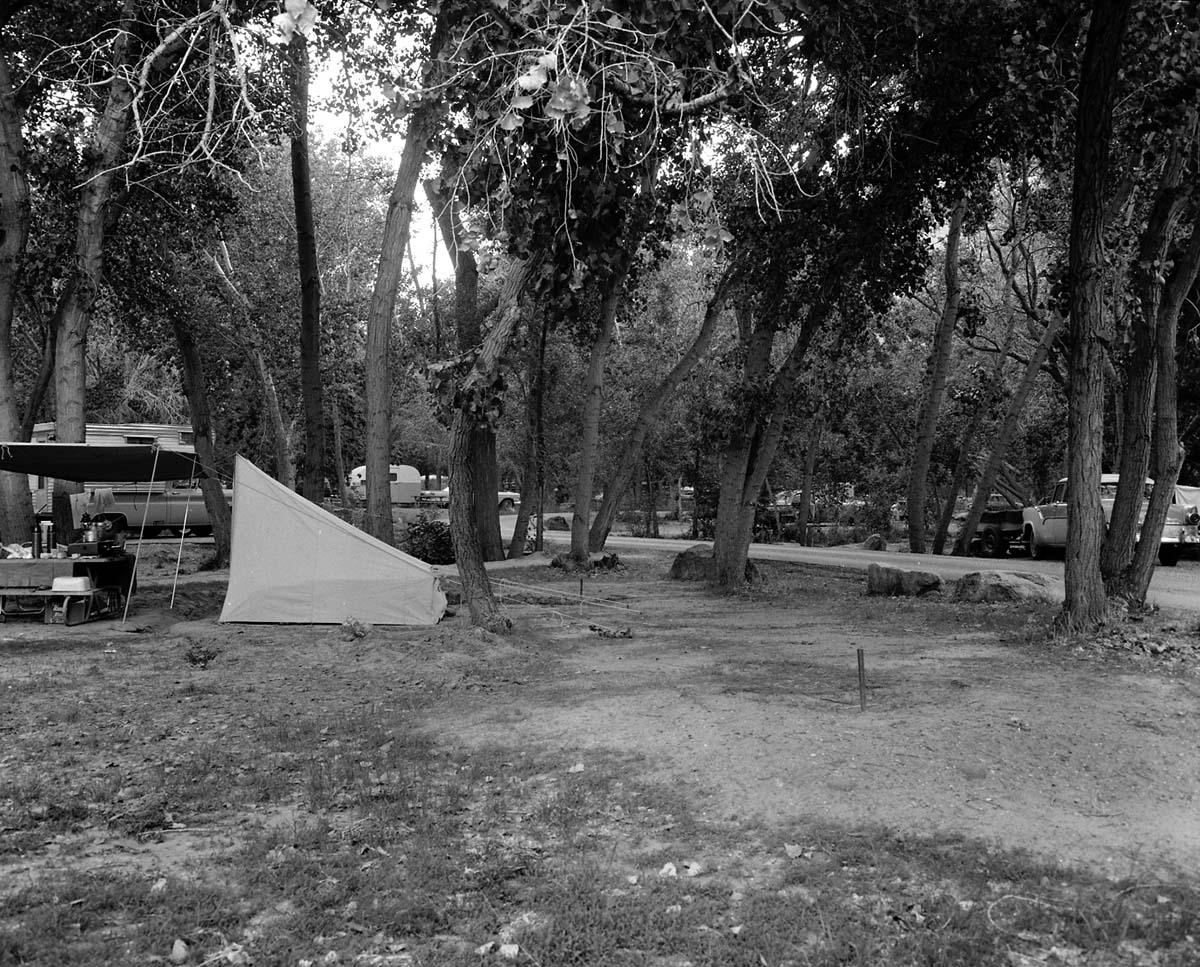 Visitor use, South Campground, Labor Day southern part of campground, all sites taken.