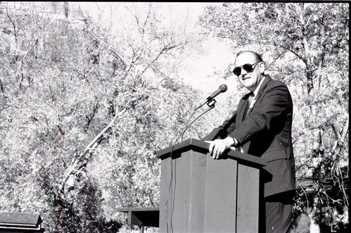 BW Photos of the Zion Lodge Rededication Ceremony.