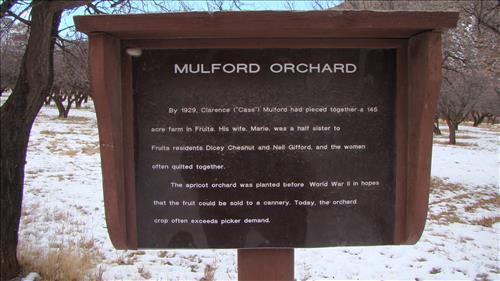 Captiol Reef National Park Wayside Exhibit Inventory January 2009 Group 4