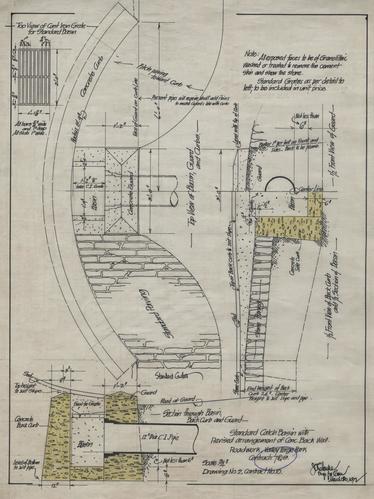 Standard Catch Basin with Revised arrangement of Conc. Back wall