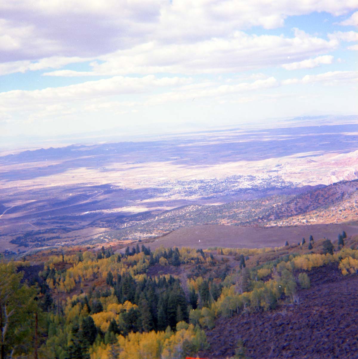 Color photos of scenic views of, or near, Cedar Breaks.
