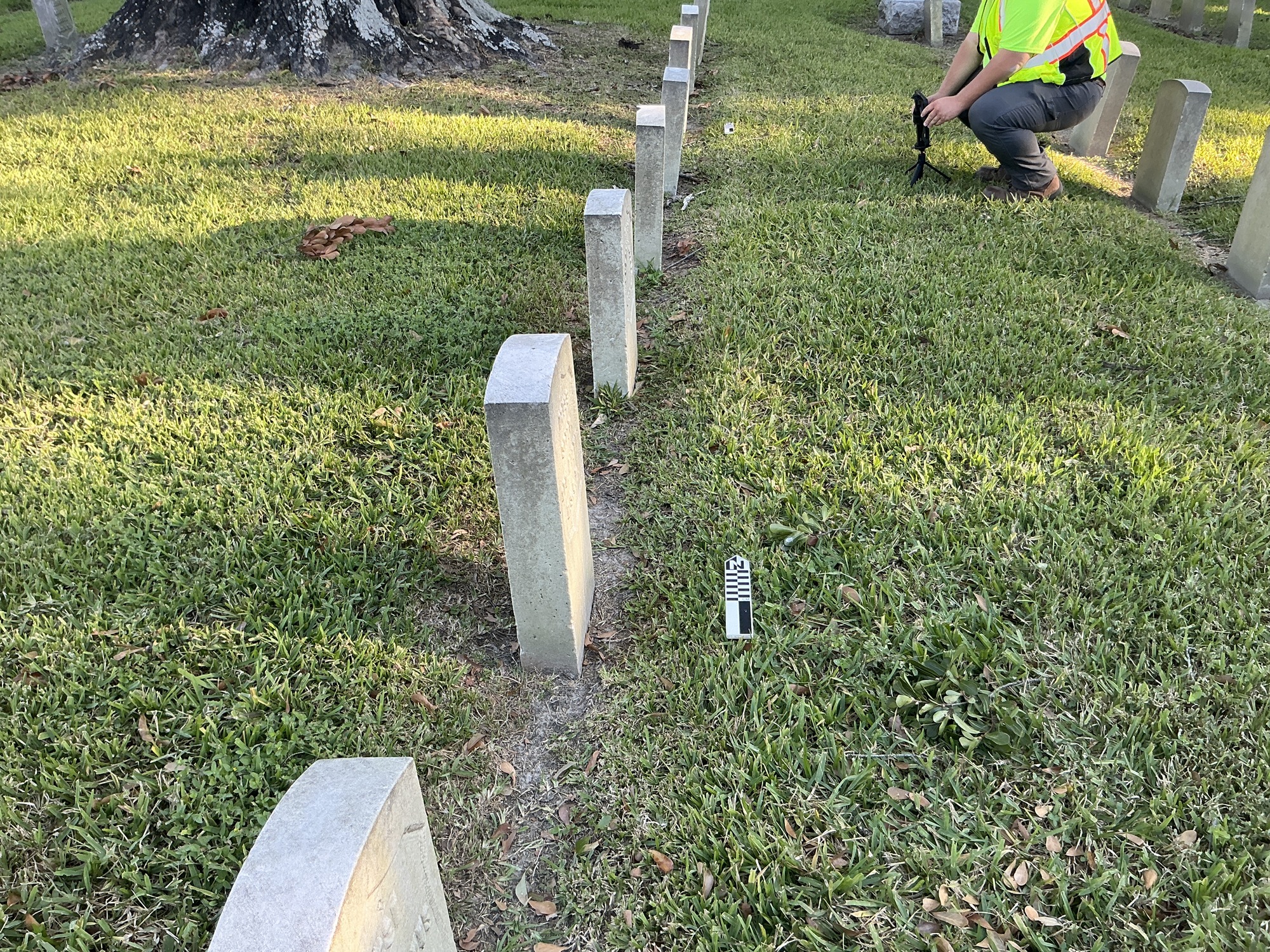 Extra image of historic upright marble headstone with recessed shield face.