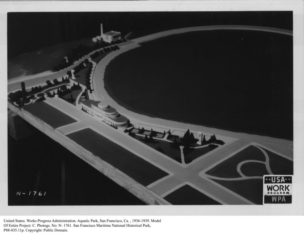 United States. Works Progress Administration. Aquatic Park photographs part 1