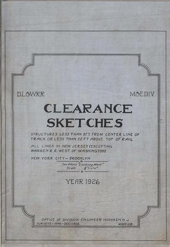 56103.LB--clearance sketches--Structures less than 8 feet from center line of track or less than 22 feet above top of rail [Group 01]