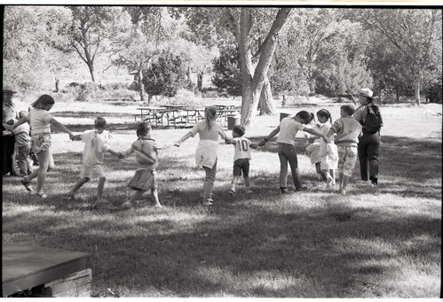 BW Photos of Junior Ranger Activities in Zion.