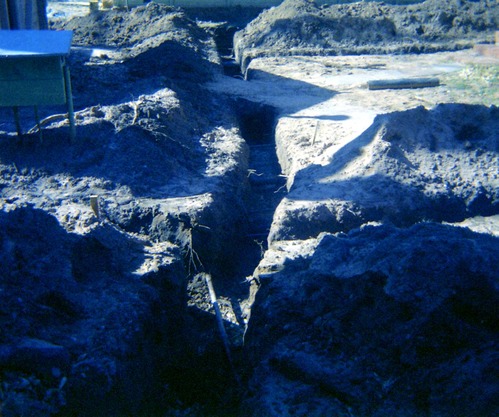 The utilities project at Zion Lodge.