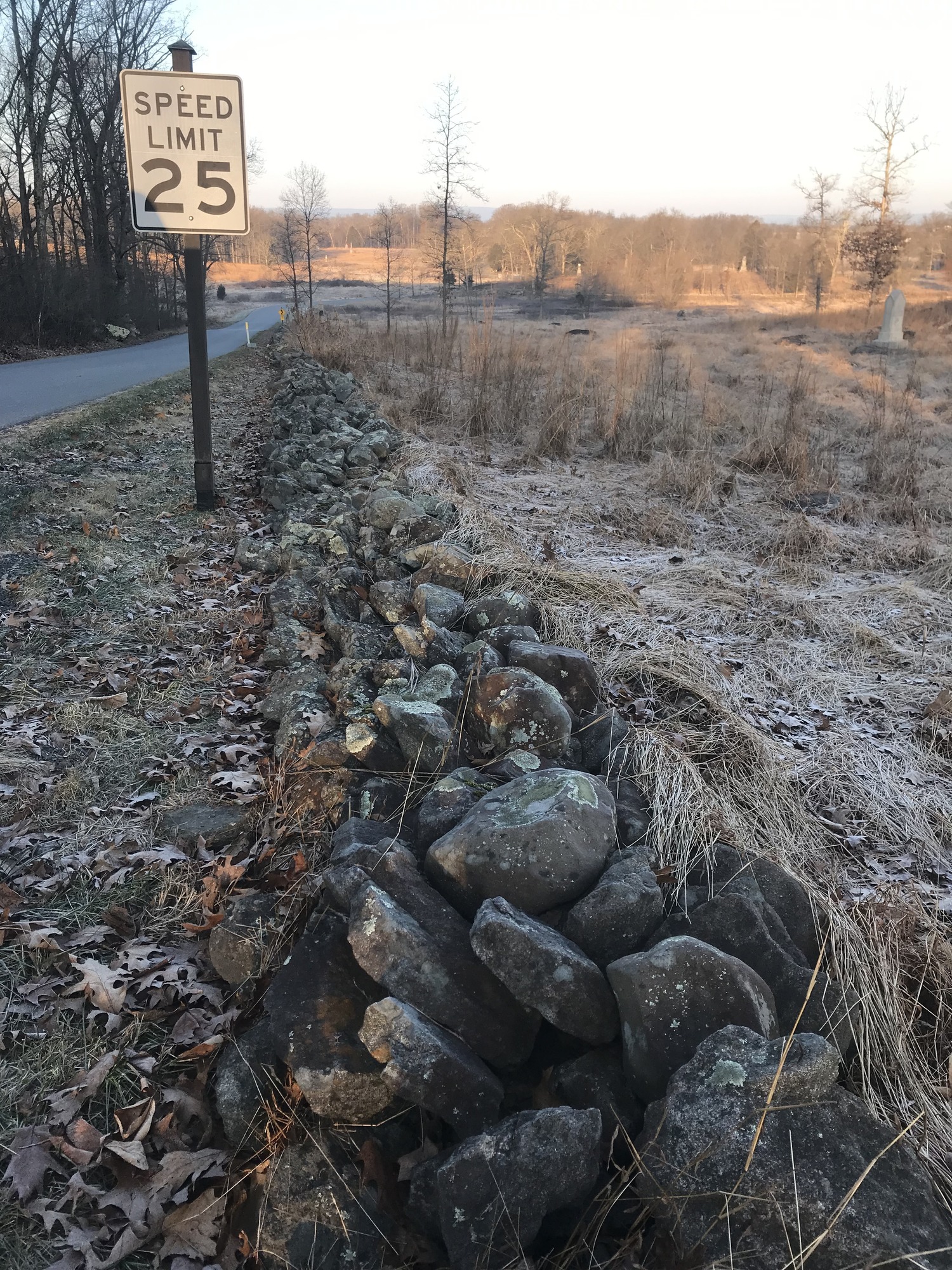 Gettysburg stone wall
