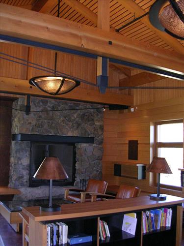 Laurance S. Rockefeller Preserve visitor center at Grand Teton National Park in June 2008