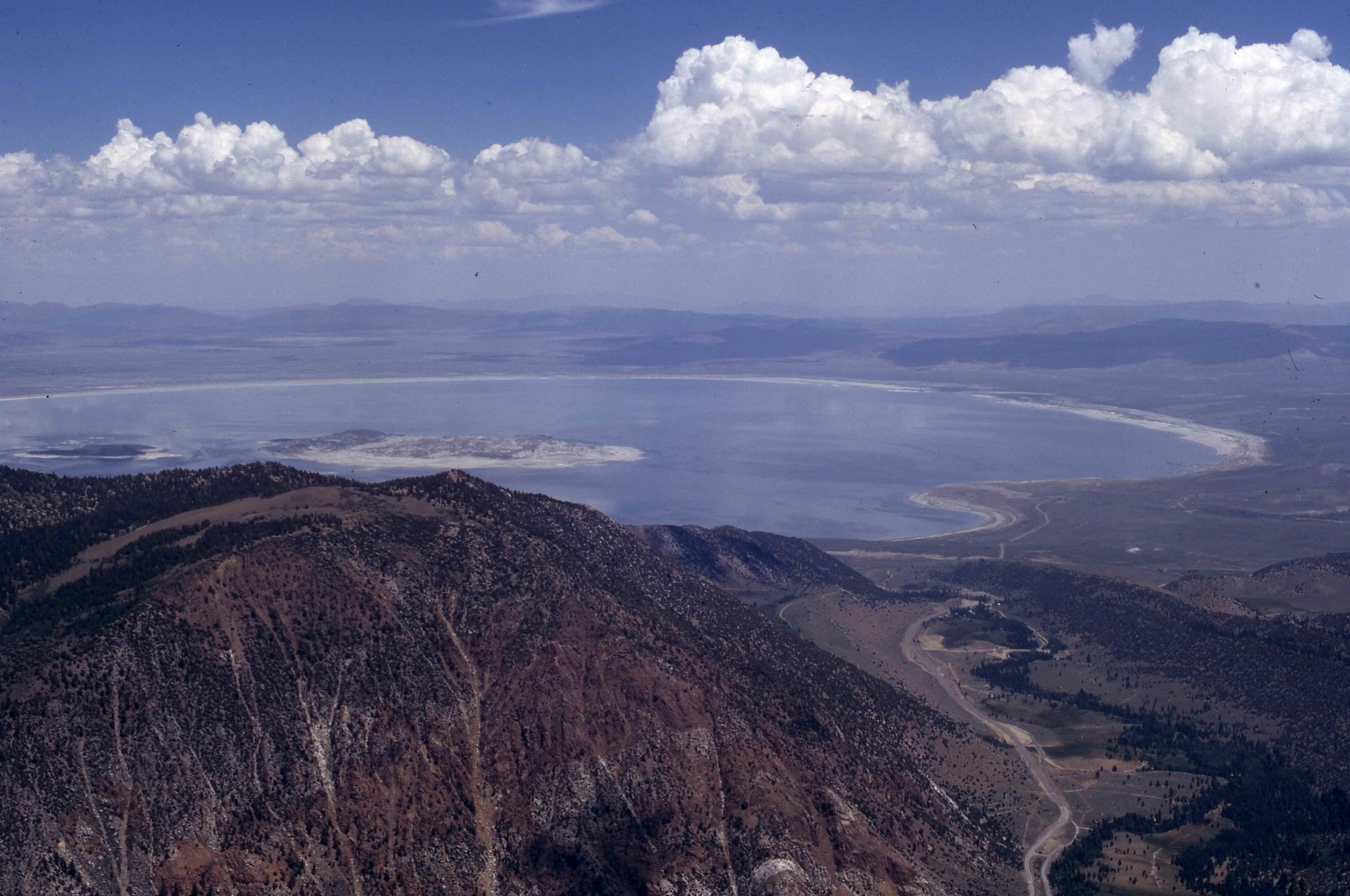 Mono Lake from Dana Plateau