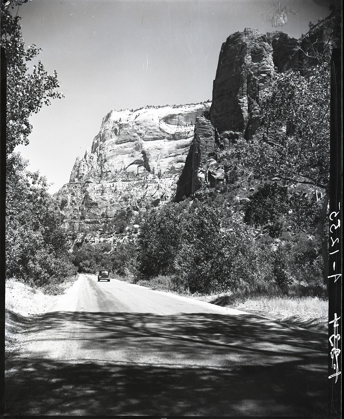 Zion Canyon scenic drive.