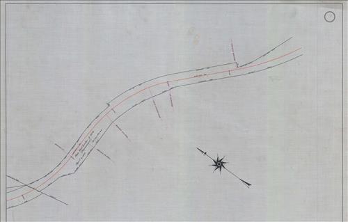 52419.LK--Property Map--Warren Railroad--Bridgeville to Delaware, NJ
