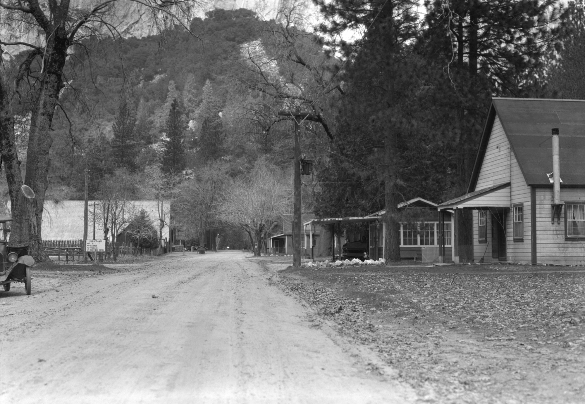 Kenneyville Main street looking north, copied by Leroy Radanovich, copied 2001
