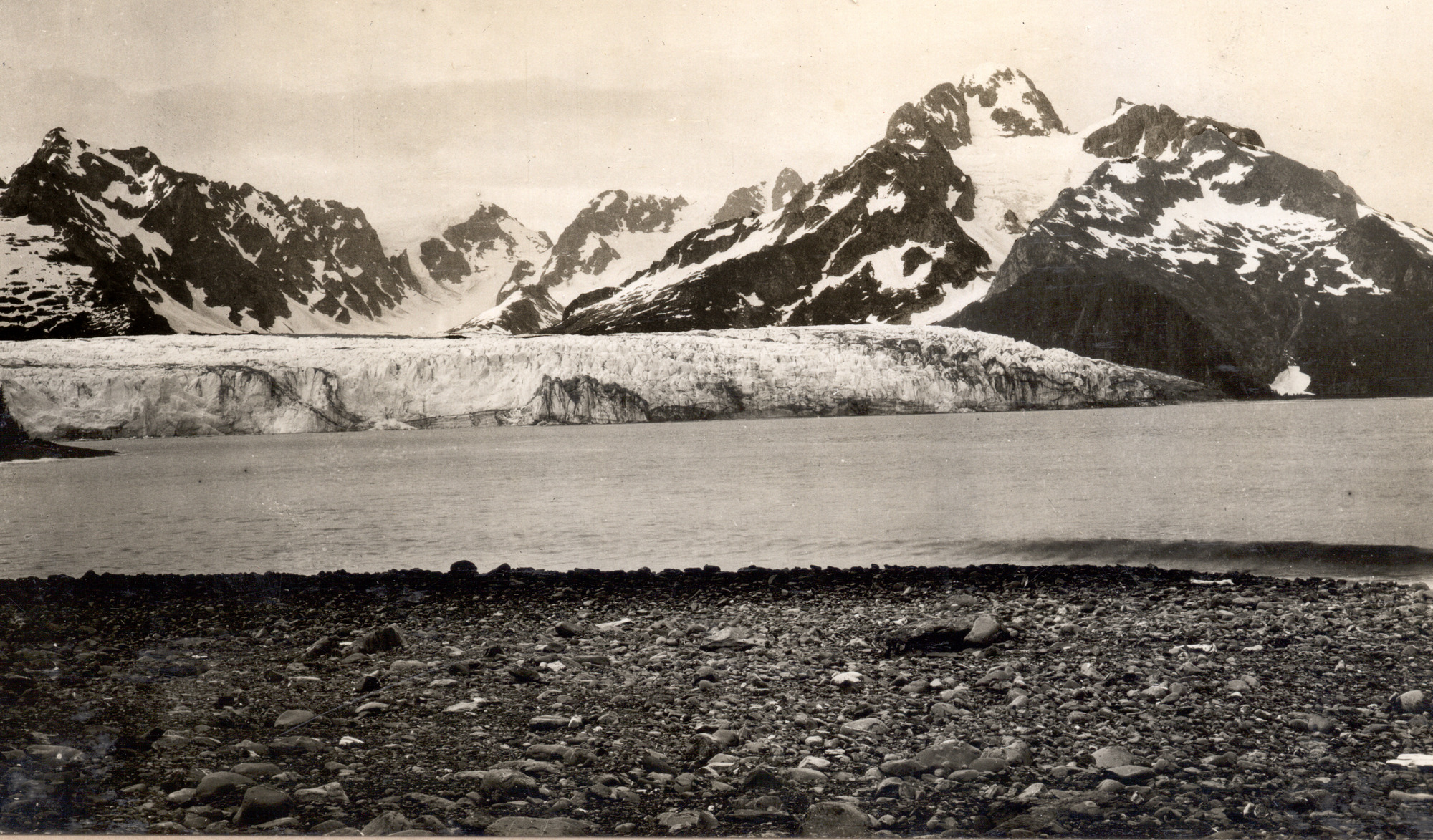 Northwestern Glacier repeat photography 1909