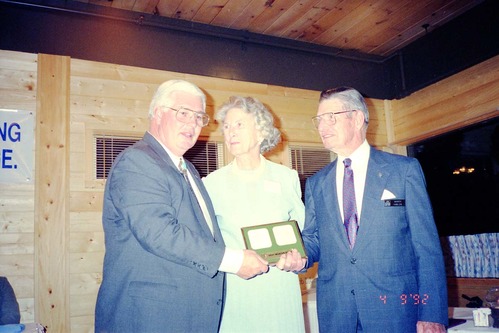 Color Photos of awards ceremony.