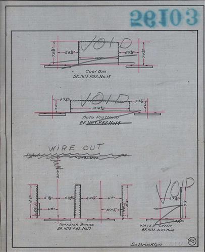 56103.LB--clearance sketches--Structures less than 8 feet from center line of track or less than 22 feet above top of rail [Group 15]