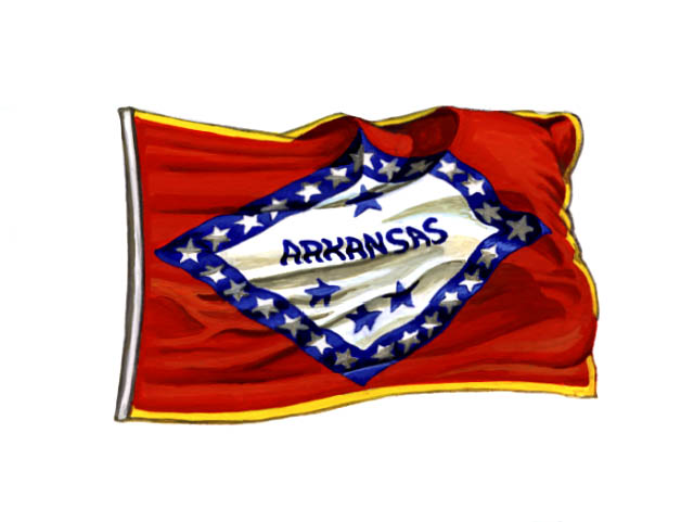 Arkansas Frontier flag, 1803-1865
