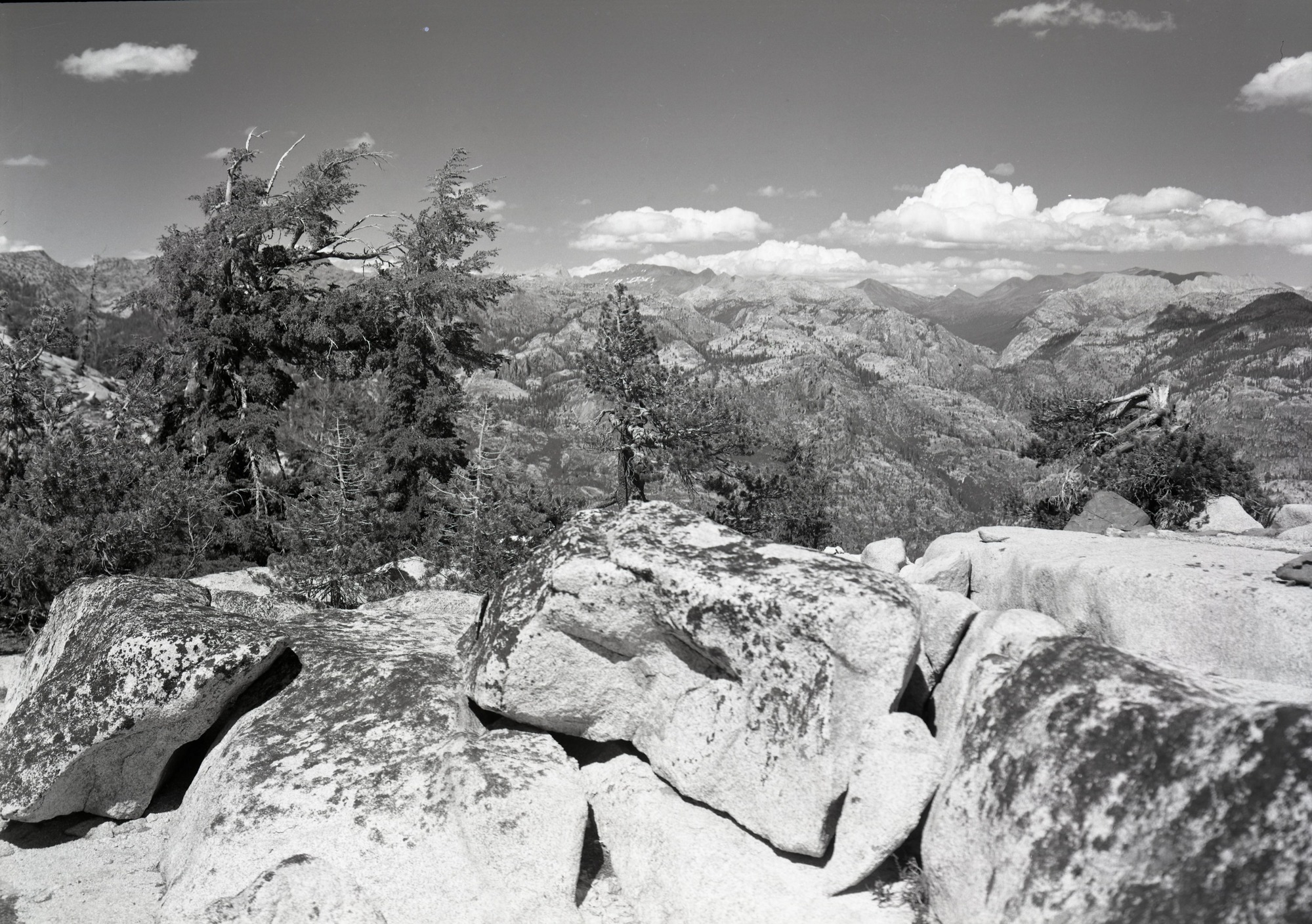 High country northeast from Grand Mountain near ten lakes.