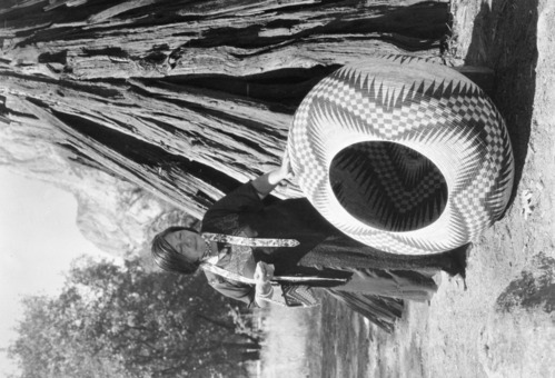 Lucy Telles & her largest basket.