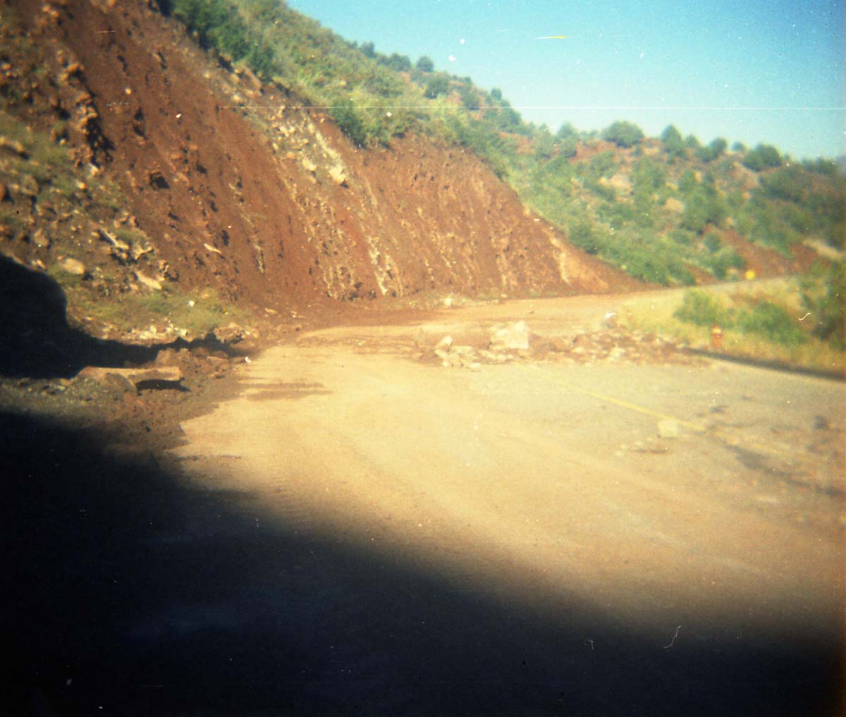 Color Photos of flood damage from the 1972 flood.
