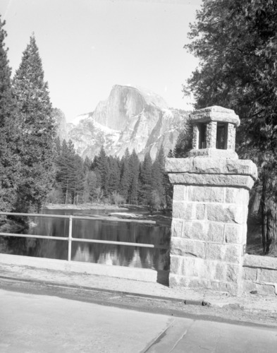 Half Dome from Sentinel Bridge.