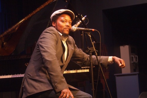 Jesse McBride eyeing the crowd