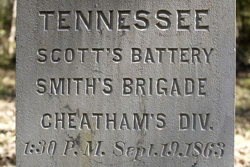 Scott's Tennessee Battery Marker