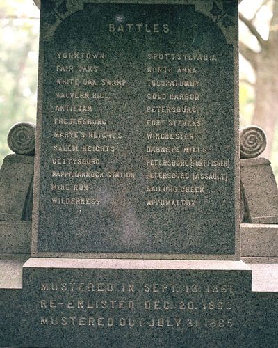 82nd Pennsylvania Infantry Monument